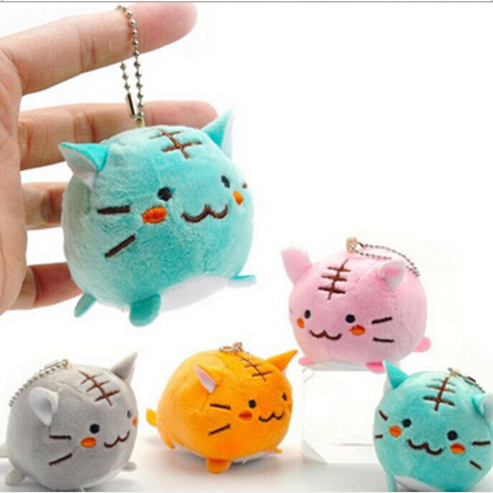 Mini Tiger Plush Pendant And Keychain