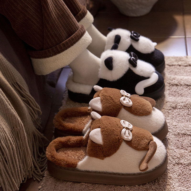 Fuzzy Cat Slippers