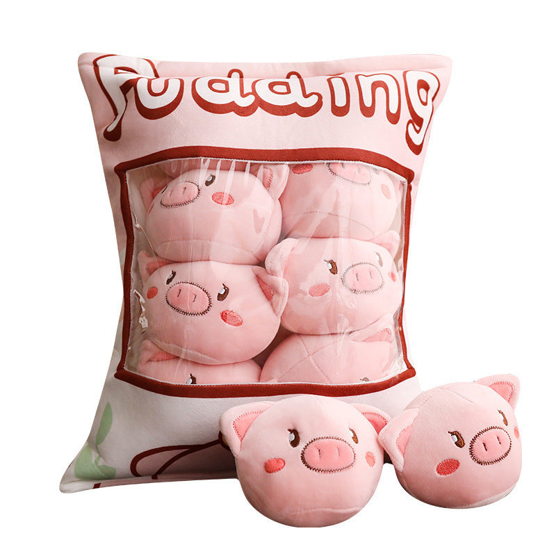 Kawaii Plush Snack Pillow