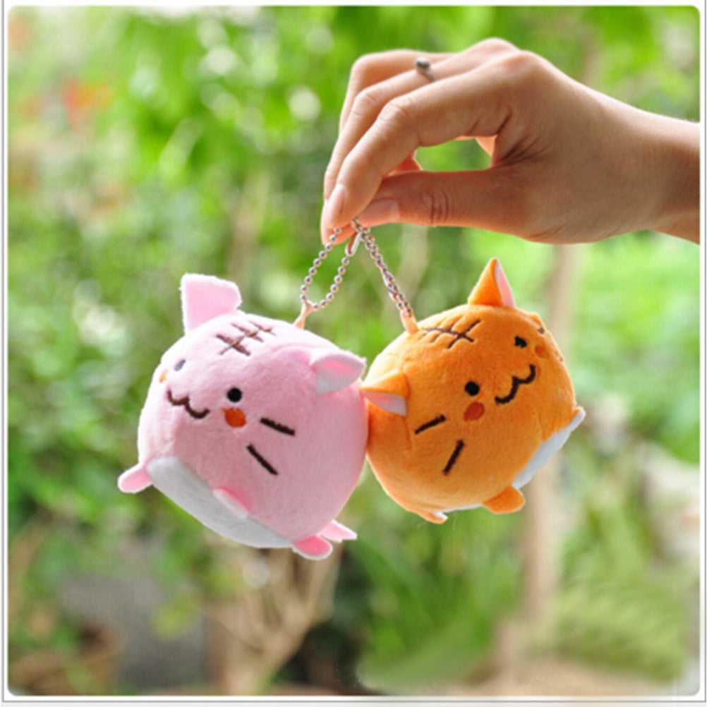 Mini Tiger Plush Pendant And Keychain