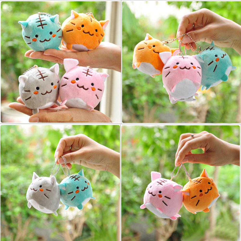 Mini Tiger Plush Pendant And Keychain