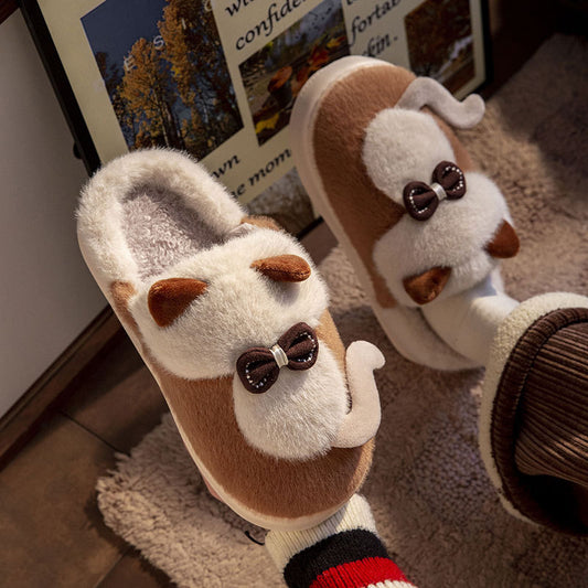 Fuzzy Cat Slippers