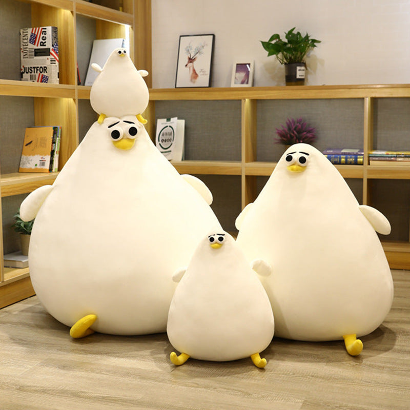 Kawaii Cartoon Seagull Plush Toy