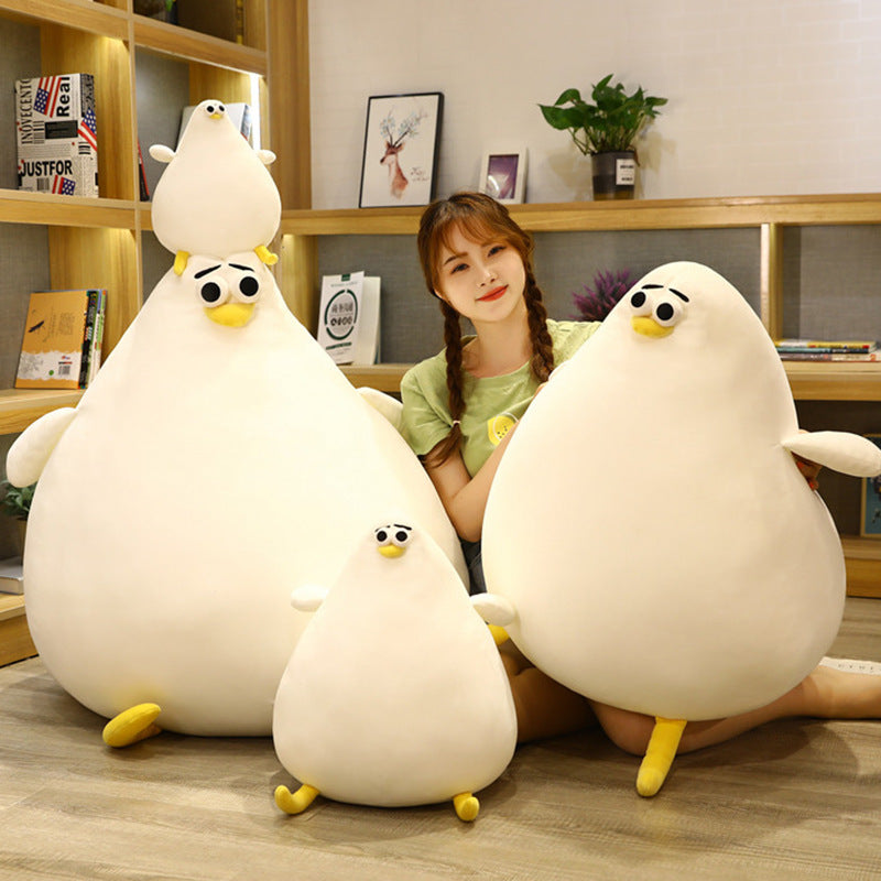 Kawaii Cartoon Seagull Plush Toy